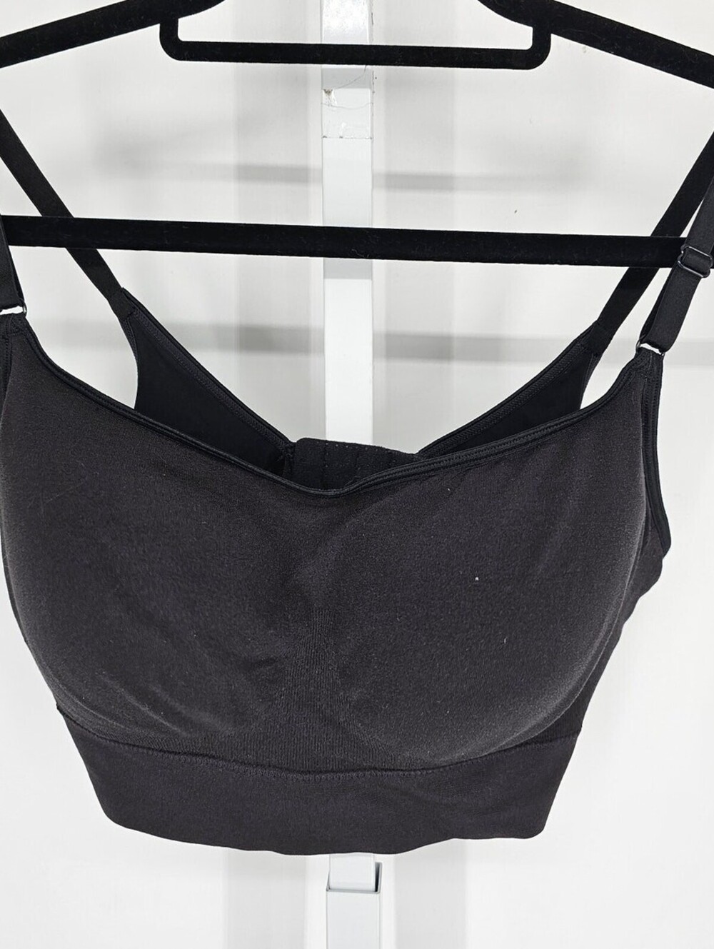 Warners Womens Sz XL Lightly Lined T Shirt Bra Solid Black